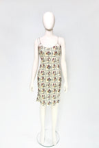 Christian Dior FW1999 needlepoint damask silk dress by John Galliano 