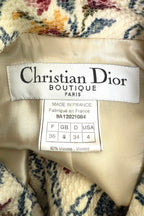 Dior by John Galliano FW1999 Fur Trimmed Needlepoint Jacket & Dress Set