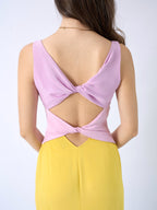 Valentino SS1998 Colorblock Twisted Cutout Gown