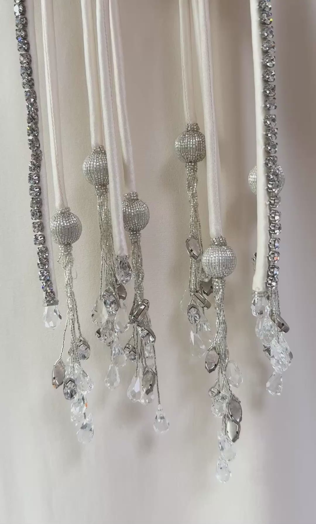 Valentino SS2006 — crystal and beaded tassel detail, movement and shimmer video